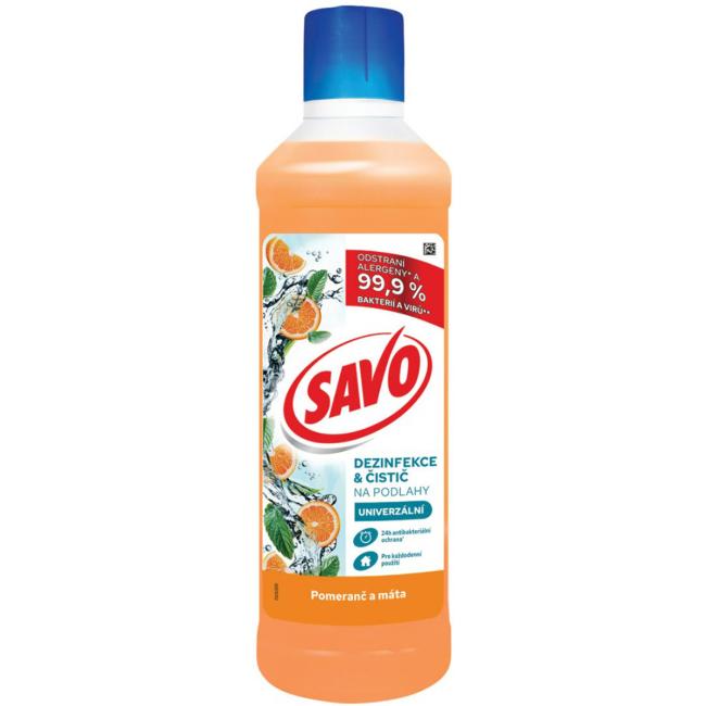 [HY236564] Savo disinfectant floor cleaner Orange and mint 1l