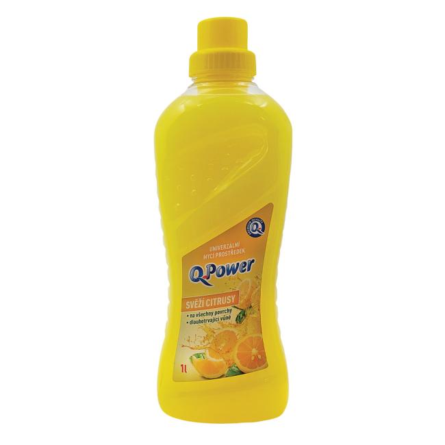 [HY255593] Q-Power UNI cleaner for floors and surfaces 1 l - Fresh citrus