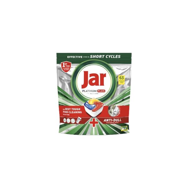 JAR dishwasher tablets Platinum All in One Lemon 63 pcs