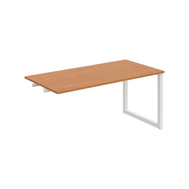 Conference table UNI O, late. chain, 160x75.5x80 cm, alder/white