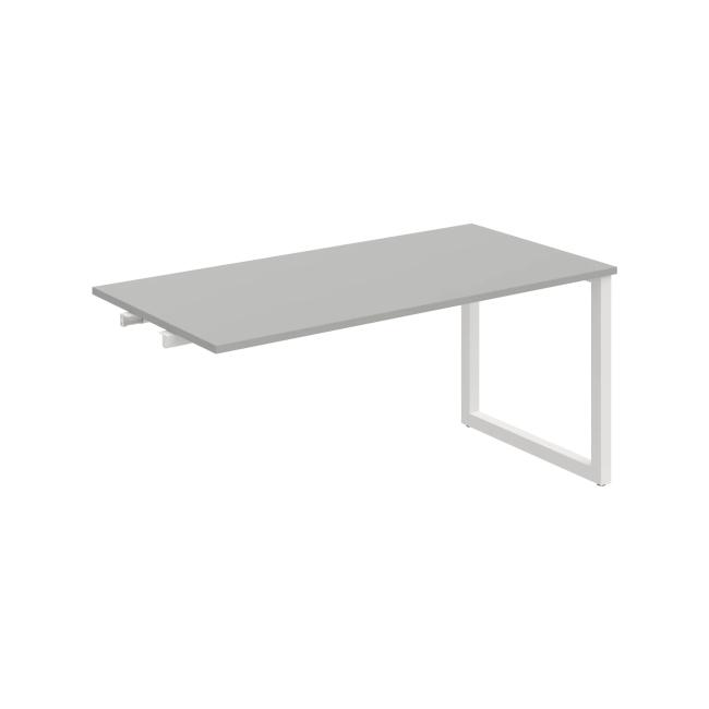 [ON919434] Conference table UNI O, late. chain, 160x75.5x80 cm, grey/white