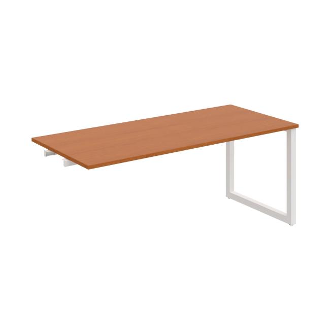 [ON919455] Conference table UNI O, late. chain, 180x75.5x80 cm, cherry/white