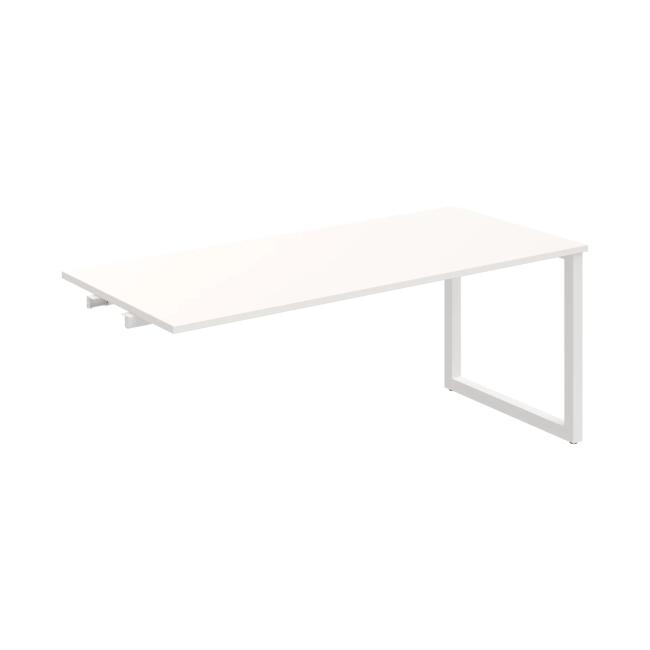 [ON919461] Conference table UNI O, late. chain, 180x75.5x80 cm, white/white