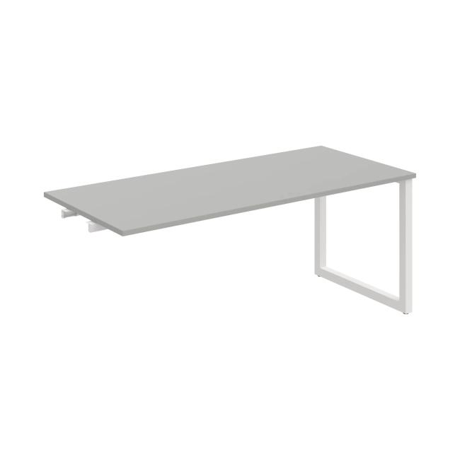 [ON919464] Conference table UNI O, late. chain, 180x75.5x80 cm, grey/white