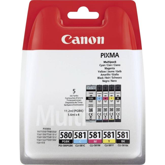 Atramentová kazeta Canon PGI-580PGBK pre TS6150/TS8150/TR7550/TR8550 čierna XL (400 strán)