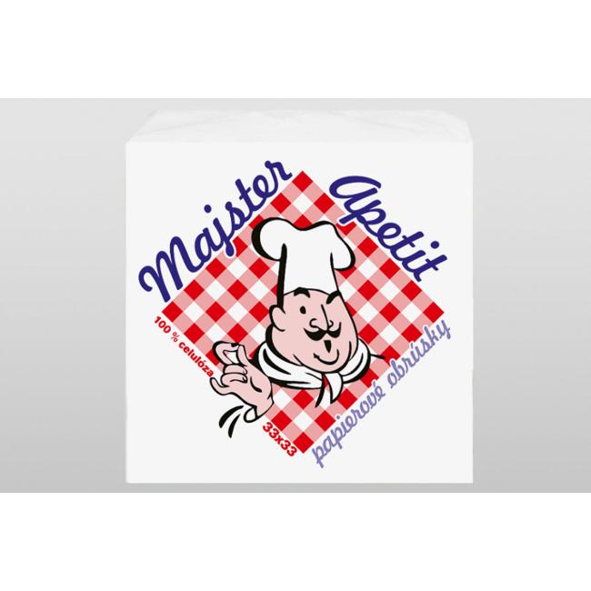 Papierové obrúsky Master Apetit biele 70 ks