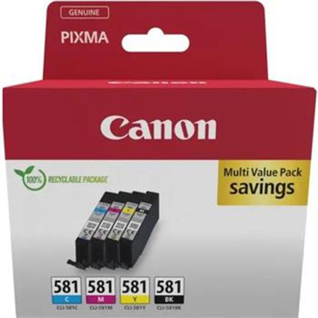 Ink cartridge Canon CLI-581 BK/C/M/Y multipack for TS6150/TS8150/TR7550 (4*5.6ml)