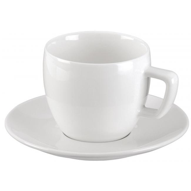 [HY387124] Cups with saucers CREMA for cappuccino 200ml 6 pcs