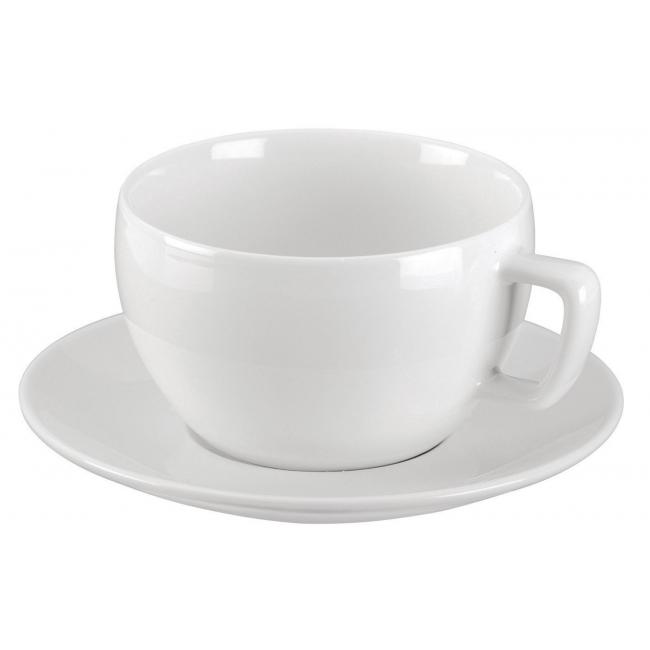 CREMA breakfast cups and saucers 300ml 2 pcs