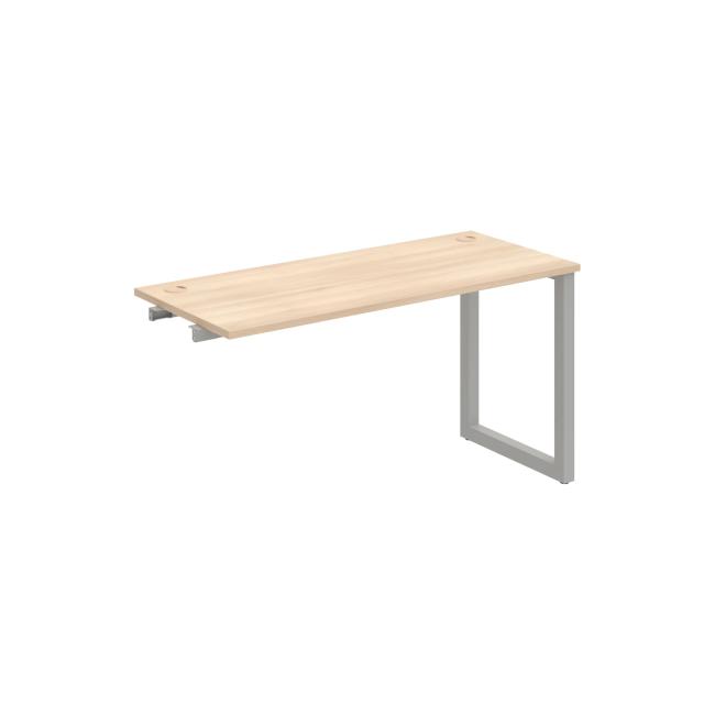Work table UNI O, extendable. chain, 140x75.5x60 cm, agate/grey