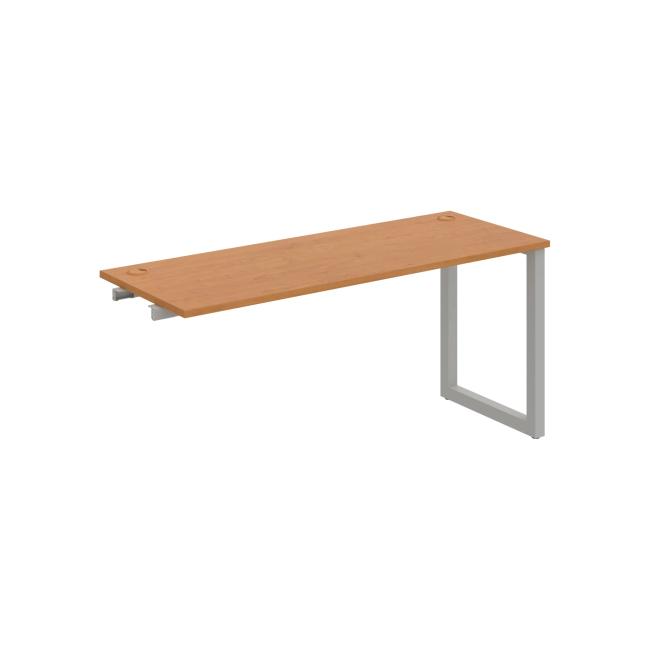 Work table UNI O, extendable. chain, 160x75.5x60 cm, alder/grey