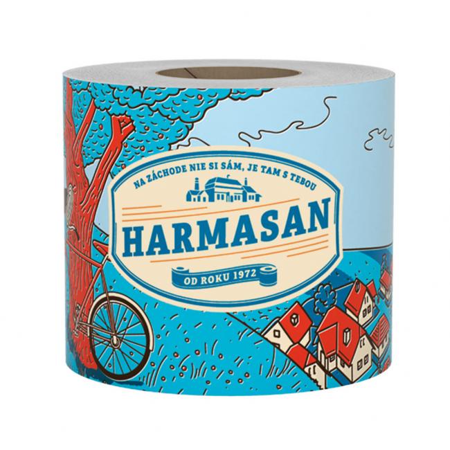 [HY400010] Toilet paper 1-ply HARMASAN color natural 50 m