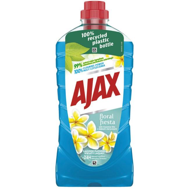 [HY411625] Ajax na podlahy Floral Fiesta 1l Lagoon Flowers (modrá)