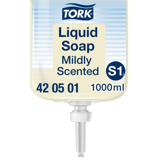 Liquid soap TORK soft 1 l light yellow S1
