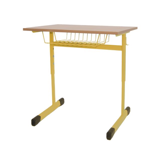 [AB300032] Fixed one-seater bench, large. 2, yellow