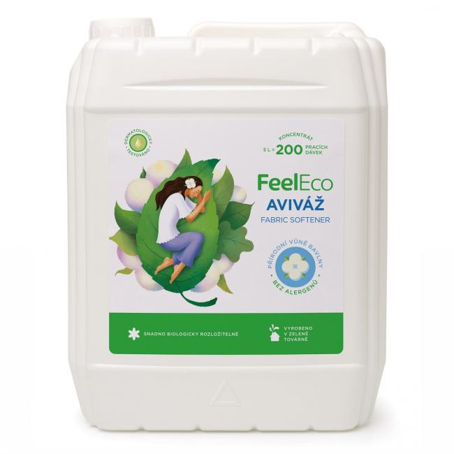Feel Eco fabric softener with cotton scent 5 l