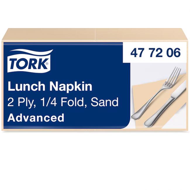 2-layer napkins. TORK Exclusiv 33 x 33 cm, ivory/ 200 pcs