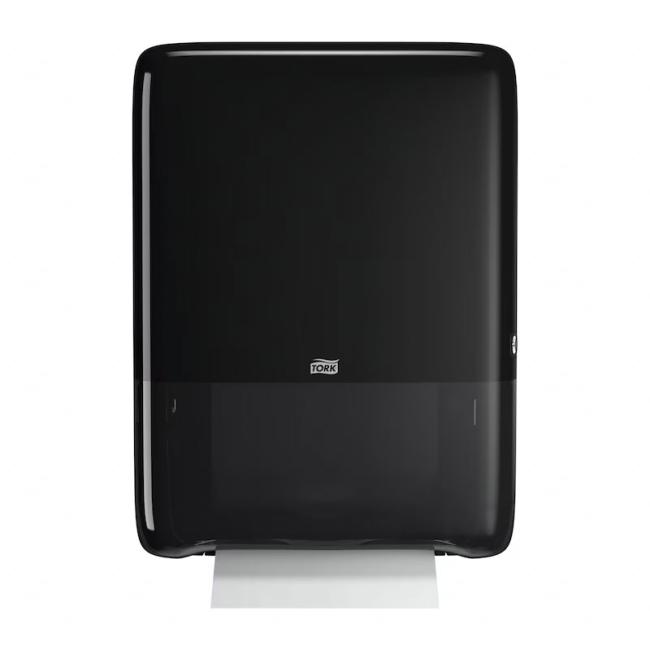 [HY552558] Tork PeakServe mini dispenser for follow-up paper hand towels, black H5