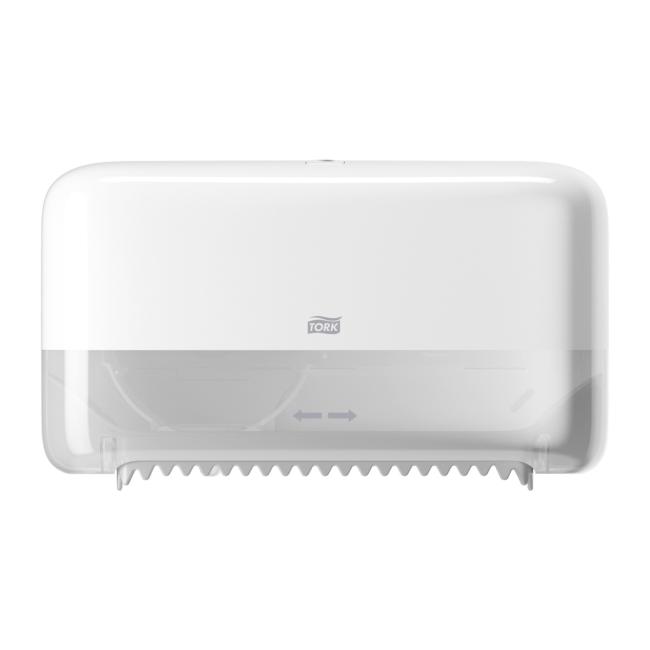 [HY558040] TORK Mid-size Twin T7 tubeless toilet paper dispenser
