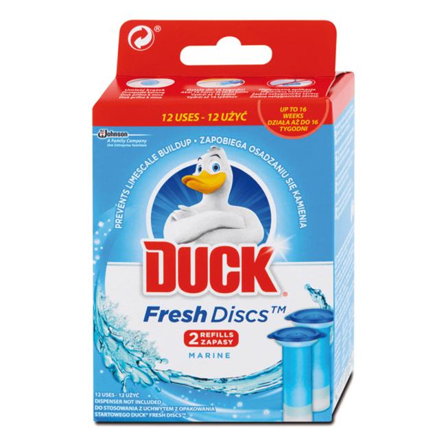 [HY608588] Replacement DUCK Fresh Discs toilet gel 2 x 36 ml Marine