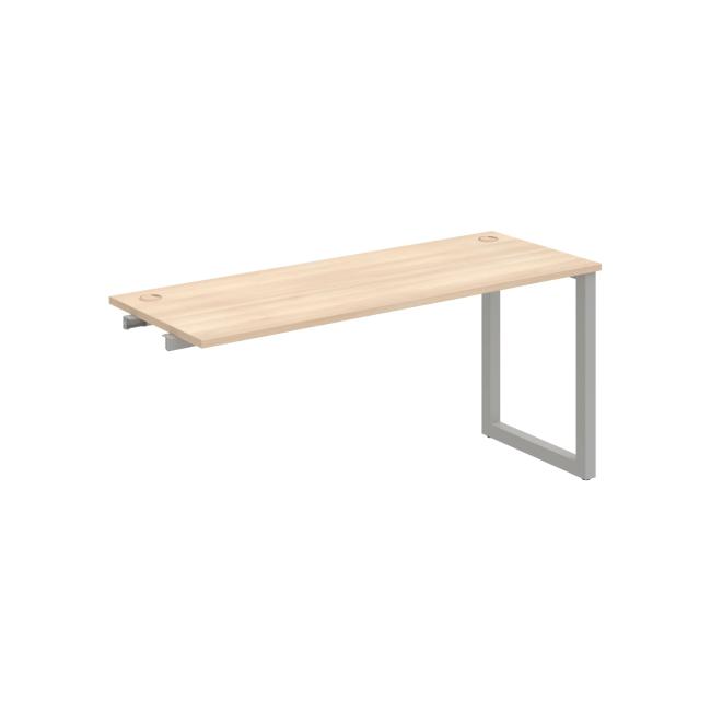 Work table UNI O, extendable. chain, 160x75.5x60 cm, agate/grey