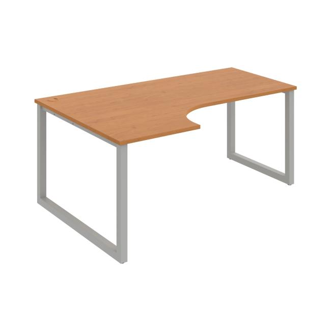 Work desk UNI O, ergo, right, 180x75.5x120 cm, alder/grey