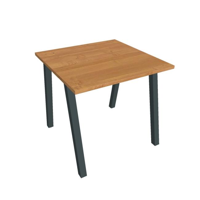Work table UNI A, 80x75.5x80 cm, alder/black
