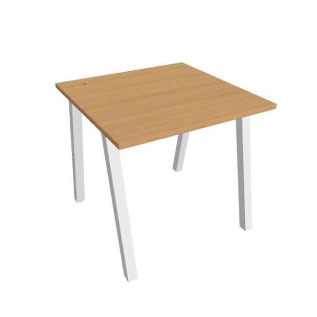 [ON919678] Work table UNI A, 80x75.5x80 cm, beech/white