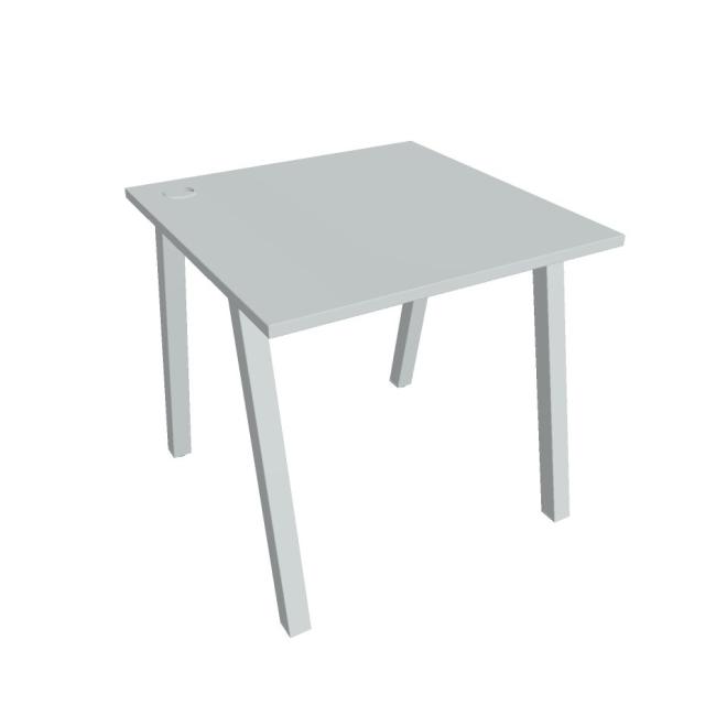 Work table UNI A, 80x75.5x80 cm, gray/grey