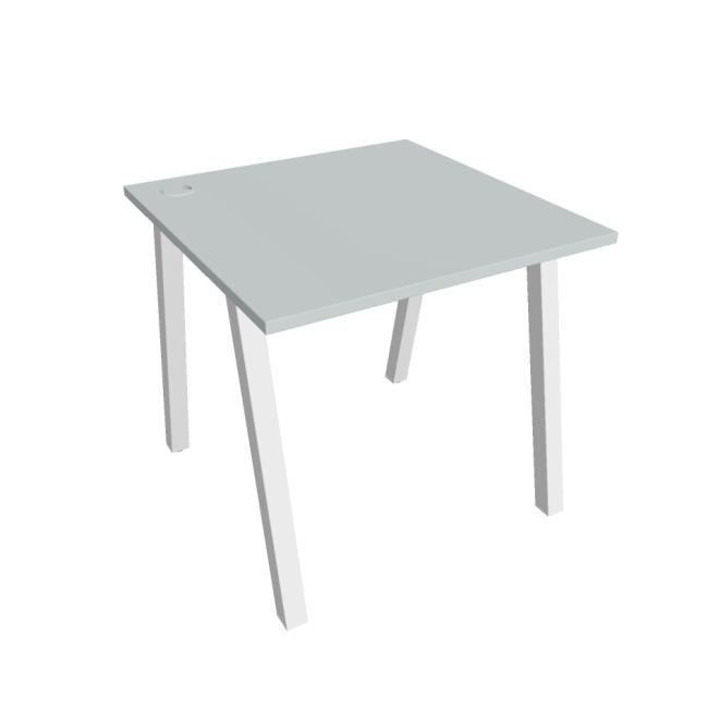 [ON919684] Work table UNI A, 80x75.5x80 cm, grey/white