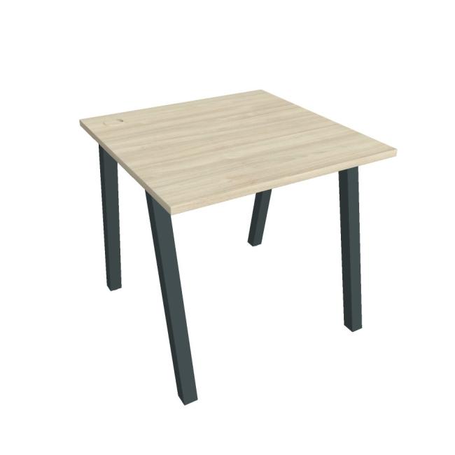 [ON919685] Work table UNI A, 80x75.5x80 cm, agate/black