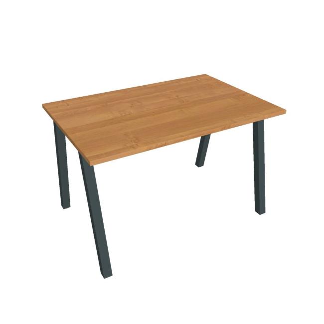 Work table UNI A, 120x75.5x80 cm, alder/black