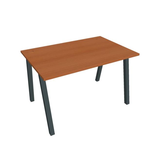 [ON919703] Work table UNI A, 120x75.5x80 cm, cherry/black