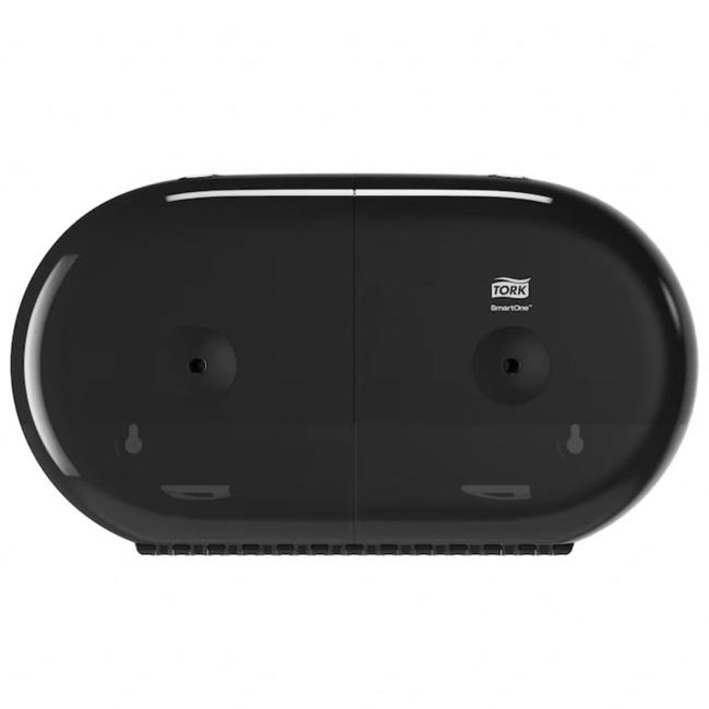 [HY682008] Twin Mini toilet paper dispenser Tork SmartOne, black T9