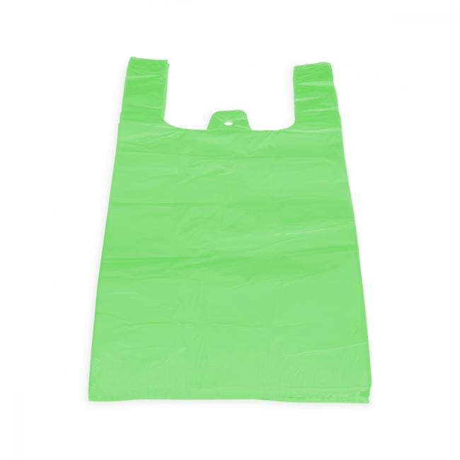 Microtene bag up to 10 kg 30+14x50 green 100 pcs