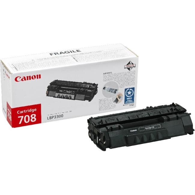 Toner Canon CRG-708 čierny (2 500 str.) pre LBP 3300