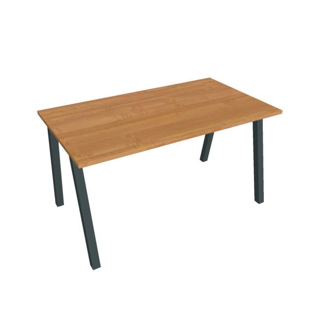 Work table UNI A, 140x75.5x80 cm, alder/black
