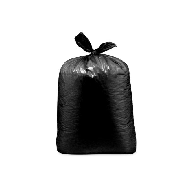 [HY697490] Garbage bag (LDPE) ECONOMY extra light black 70 x 110 cm, 23 mic, 120L (25 pcs)