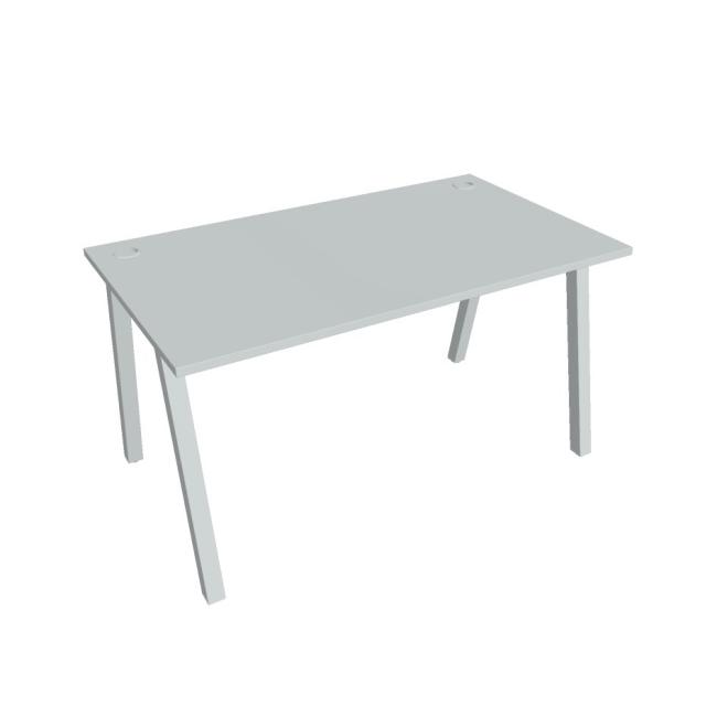 Work table UNI A, 140x75.5x80 cm, gray/grey