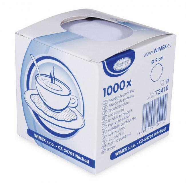 Rosettes for saucers 9 cm (1000 pcs.)