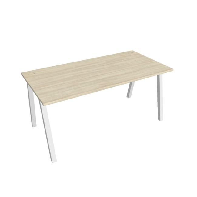 Work table UNI A, 160x75.5x80 cm, agate/white