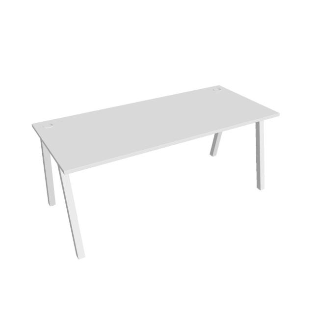 Work table UNI A, 180x75.5x80 cm, white/white