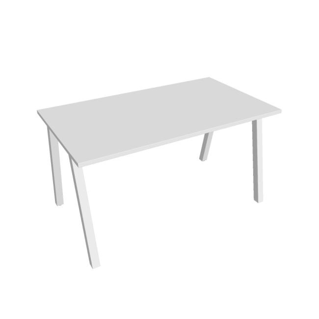 Conference table UNI A, 140x75.5x80 cm, white/white