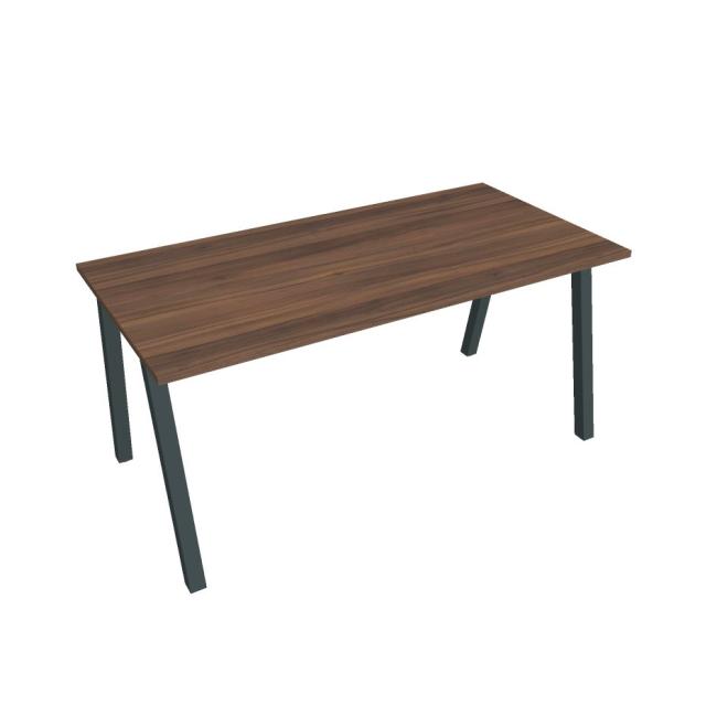 [ON919928] Meeting table UNI A, 160x75.5x80 cm, walnut/black