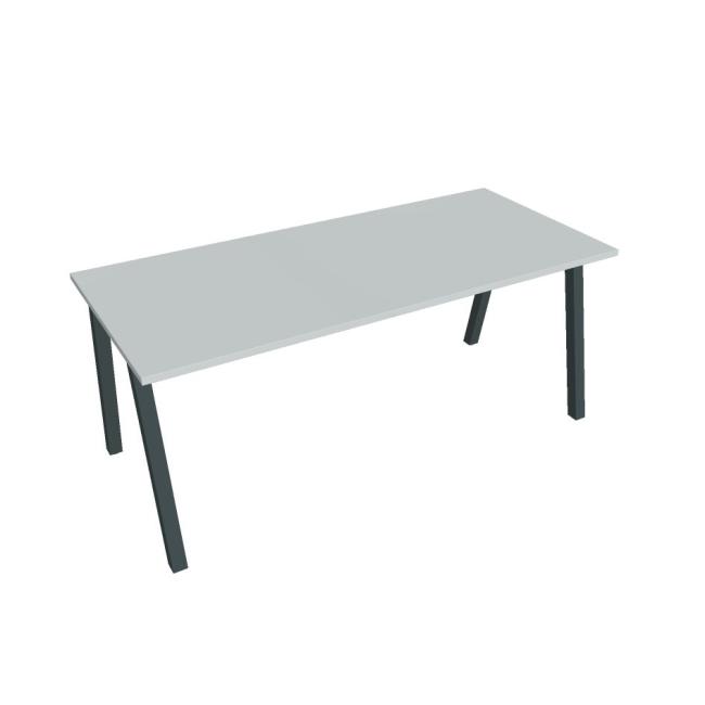 Conference table UNI A, 180x75.5x80 cm, grey/black
