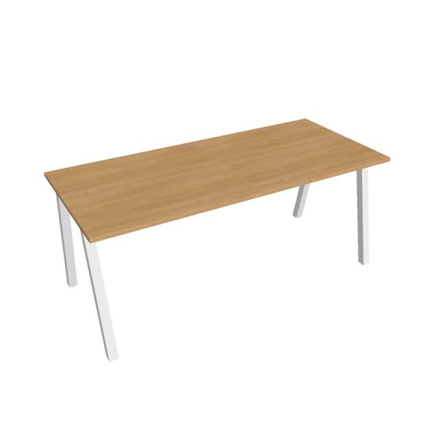 Conference table UNI A, 180x75.5x80 cm, oak/white