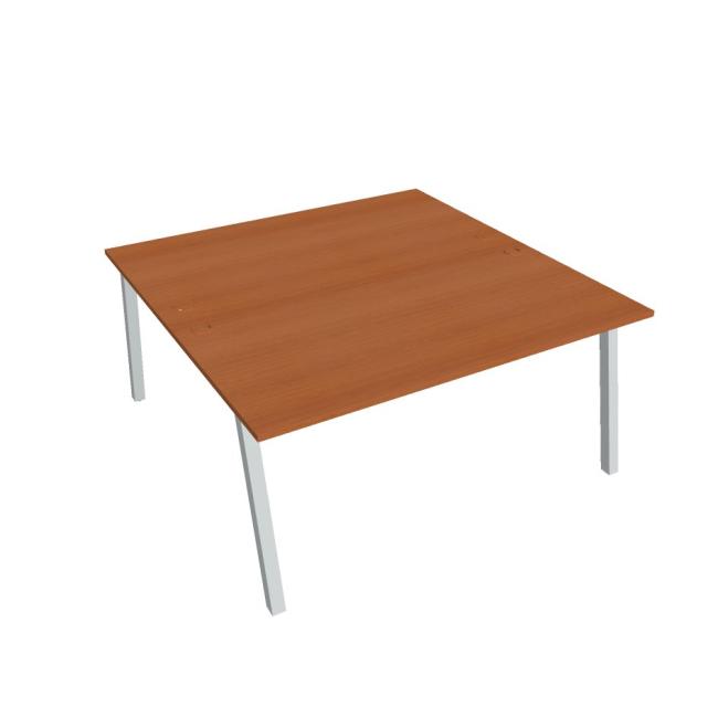 [ON920034] Work table UNI A, 160x75.5x160 cm, cherry/grey