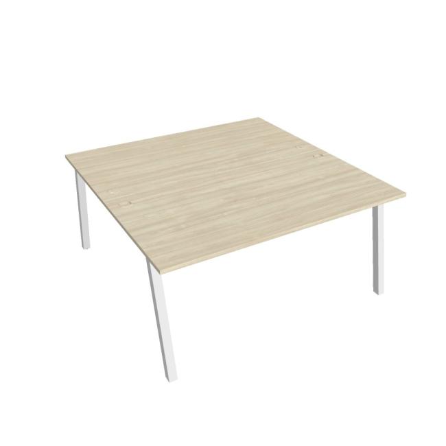 Work table UNI A, 160x75.5x160 cm, agate/white