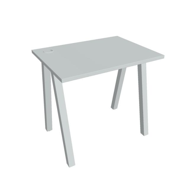 Work table UNI A, 80x75.5x60 cm, gray/grey