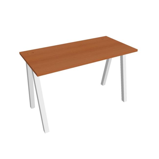 Work table UNI A, 120x75.5x60 cm, cherry/white